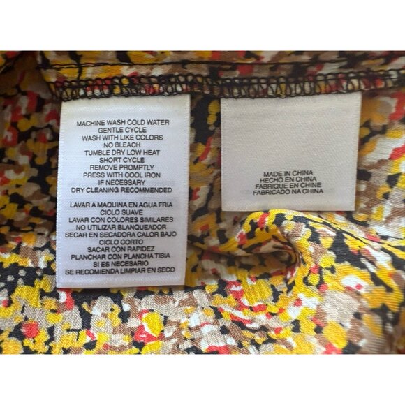 Kasper Separates Petites Multicolored Round Neck Sleeveless Pullover Top Sz PS - Picture 7 of 7